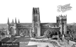 The Cathedral, North Front c.1900, Durham