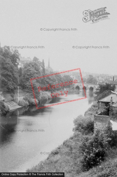 Photo of Durham, The River c.1955
