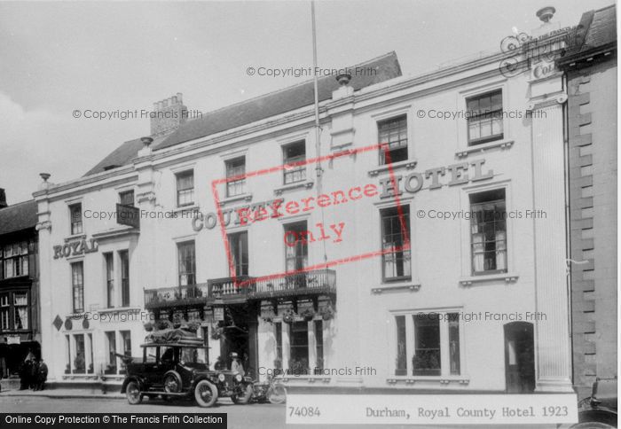 Photo of Durham, The Royal County Hotel 1923