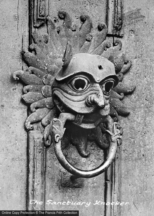 Photo of Durham, The Sanctuary Knocker c.1900