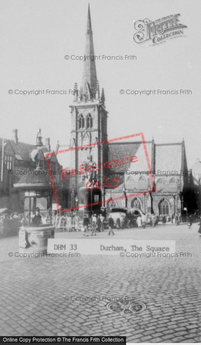 Photo of Durham, The Square c.1955