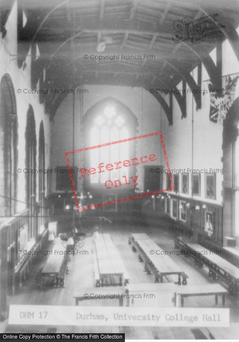 Photo of Durham, University College Hall c.1955
