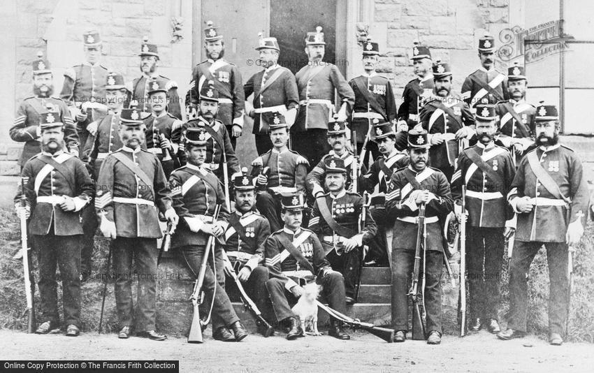 Durham, Warrant Officers and Sergeants, 2nd North Durham Militia, Gilsgate 1874