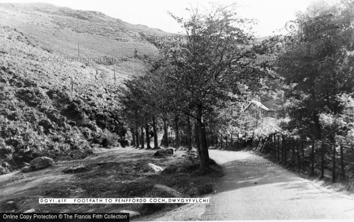 Photo of Dwygyfylchi, Footpath To Penffordd Coch c.1955
