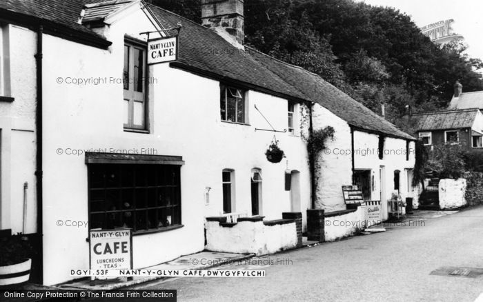Photo of Dwygyfylchi, Nant Y Glyn Cafe c.1960