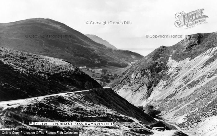 Photo of Dwygyfylchi, Sychnant Pass c.1955