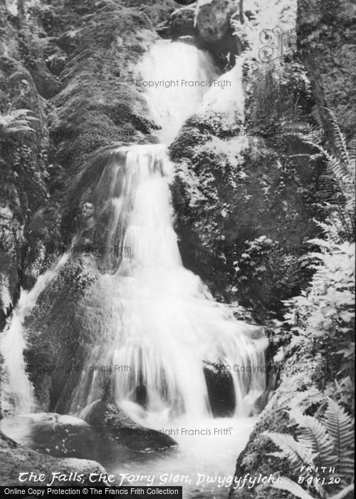 Photo of Dwygyfylchi, The Falls, Fairy Glen c.1955