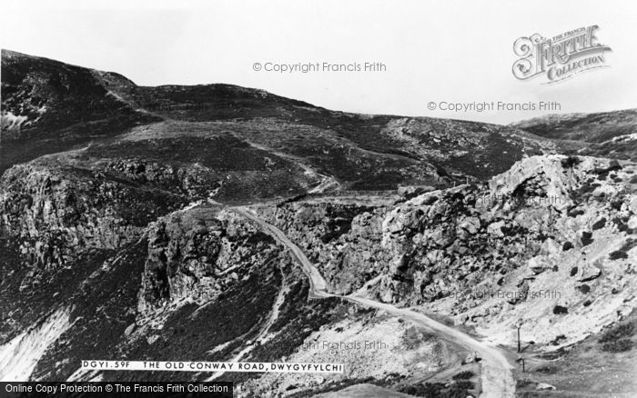Photo of Dwygyfylchi, The Old Conway Road c.1955