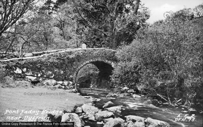 Photo of Dyffryn Ardudwy, Pont Fadog Bridge c.1954