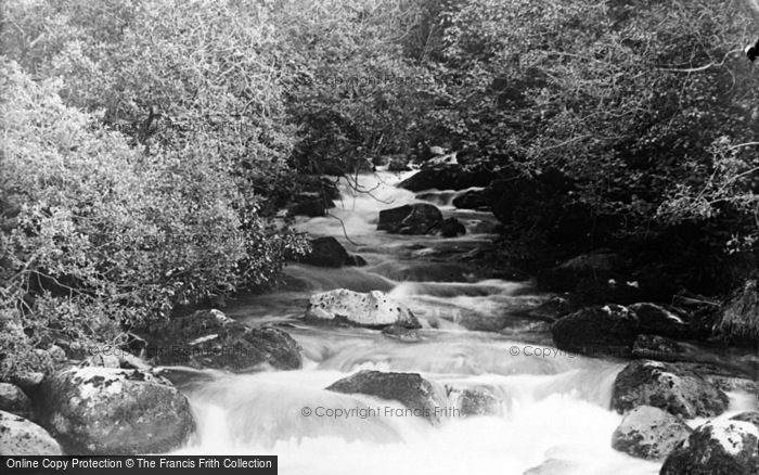 Photo of Dyffryn Ardudwy, Ysgethin River Near Pont Fadog c.1935