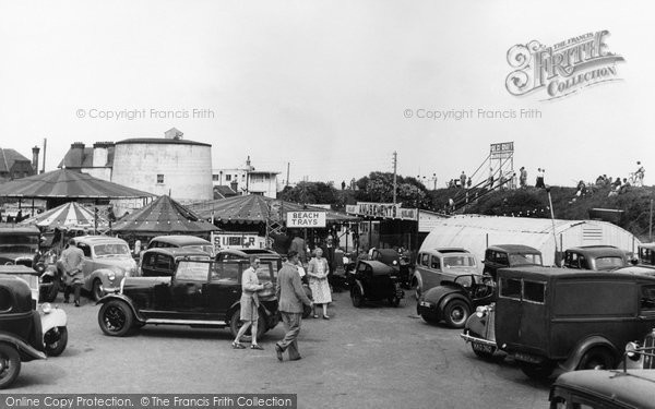 Photo of Dymchurch, Car Park And Fun Fair c.1955