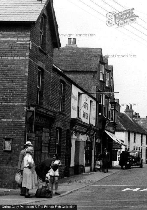 Photo of Dymchurch, High Street, People c.1955