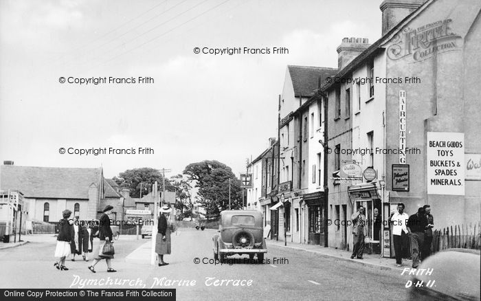 Photo of Dymchurch, Marine Terrace c.1955