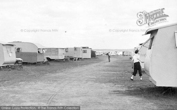 Photo of Dymchurch, Pipers Caravan Site c.1955