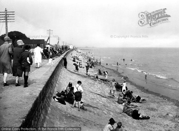 Photo of Dymchurch, The Beach And Promenade 1927