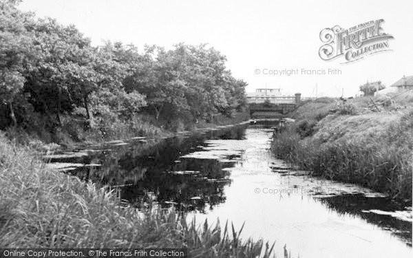 Photo of Dymchurch, The River And Bridge c.1955