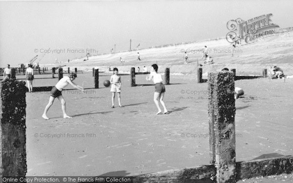 Photo of Dymchurch, The Sands And Bathers c.1960