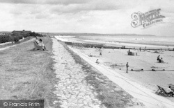 The Seafront And Sands c.1955, Dymchurch