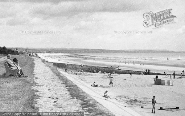 Photo of Dymchurch, The Seafront And Sands c.1955