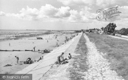 The Seafront And Sands c.1955, Dymchurch
