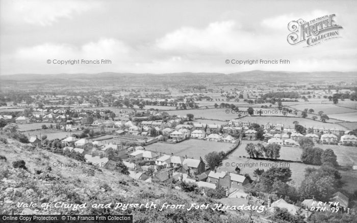 Photo of Dyserth, From Foel Hiraddug c.1960