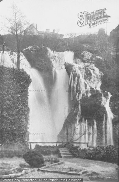 Photo of Dyserth, The Falls In Flood c.1950
