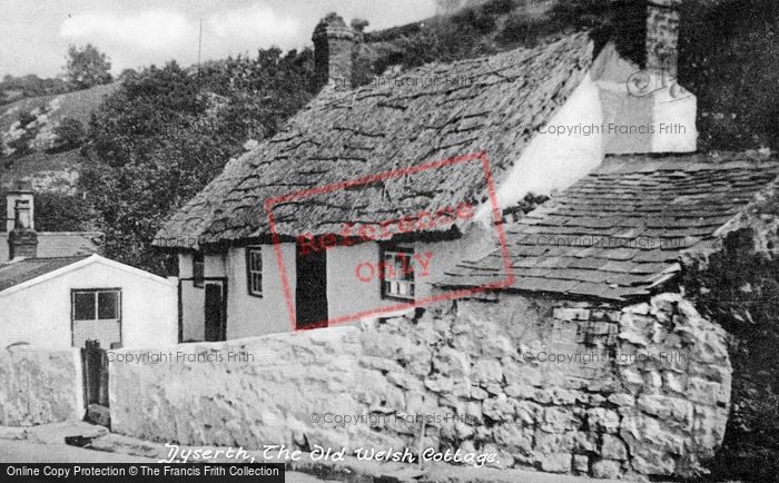 Photo of Dyserth, The Old Welsh Cottage c.1955