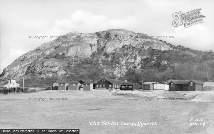 Photo of Dyserth, The School Camp c.1955