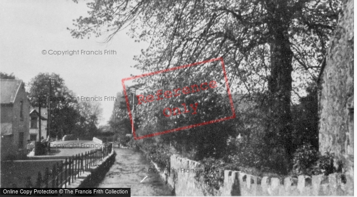 Photo of Dyserth, The Stream And Village c.1955