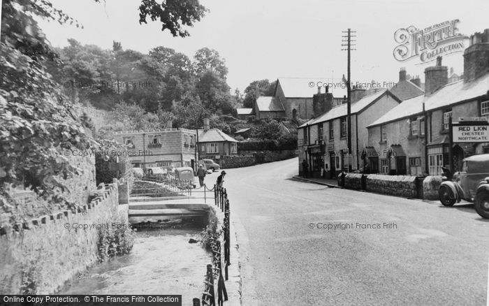 Photo of Dyserth, The Stream And Village c.1955