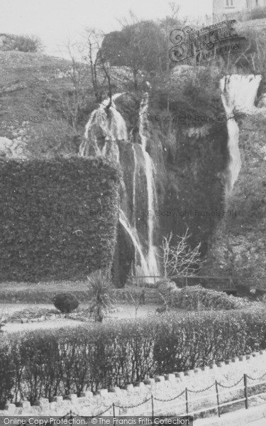 Photo of Dyserth, The Waterfall And Garden c.1955