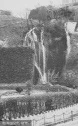 The Waterfall And Garden c.1955, Dyserth