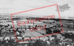 View Towards Rhuddlan And Rhyl From Foel Hiraddug c.1960, Dyserth