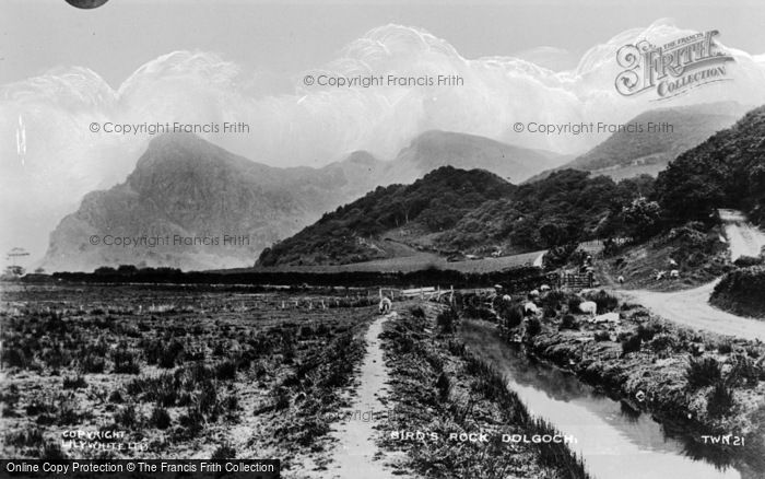 Photo of Dysynni Valley, Bird Rock c.1930
