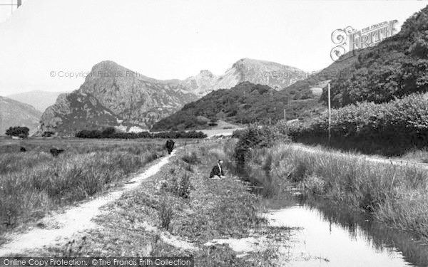 Photo of Dysynni Valley, Bird Rock c.1955
