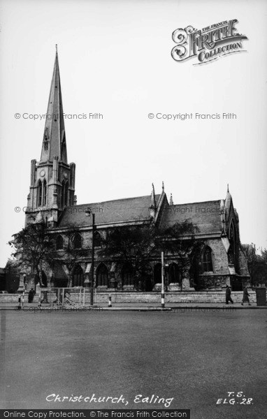 Photo of Ealing, Christ Church c.1955