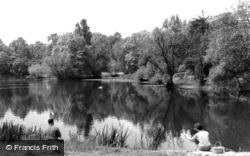 Gunnersbury Park, The Fishing Lake c.1955, Ealing