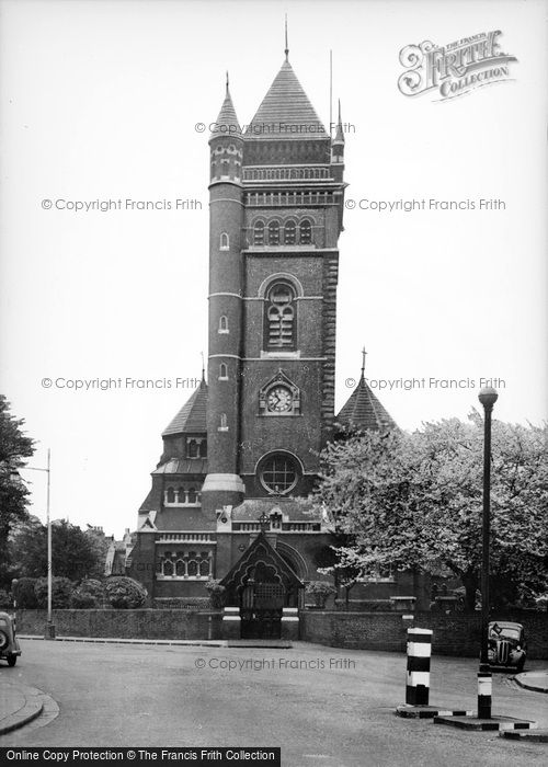 Photo of Ealing, St Mary's Church c.1955