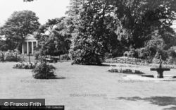The Temple And Fountain, Gunnersbury Park c.1955, Ealing