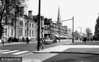 Ealing, Town Hall and Broadway c1955