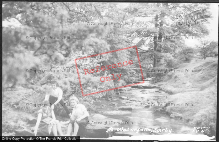 Photo of Earby, At Waterfalls c.1960