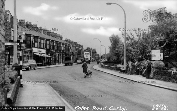 Photo of Earby, Colne Road c.1955