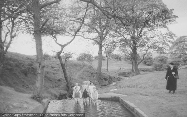 Photo of Earby, Paddling Pool At Waterfalls c.1955