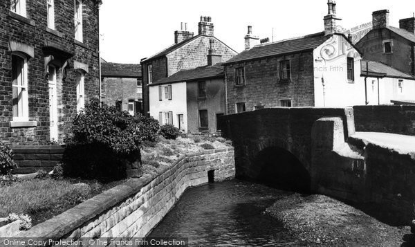 Photo of Earby, The Bridge And River c.1965
