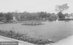 The War Memorial And Sough Park c.1960, Earby
