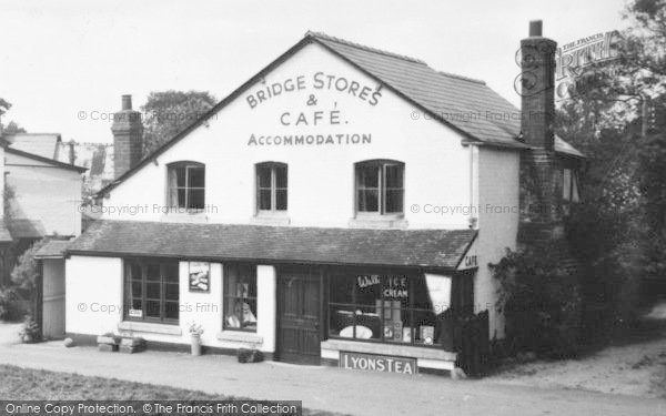 Photo of Eardisland, Bridge Stores And Café c.1955