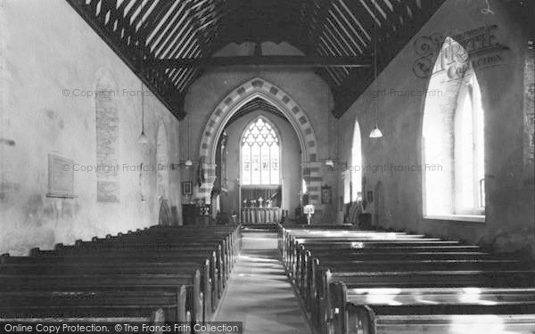 Photo of Eardisland, Church Of St Mary The Virgin Interior c.1960