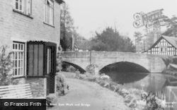 Riverside Walk And Bridge c.1955, Eardisland