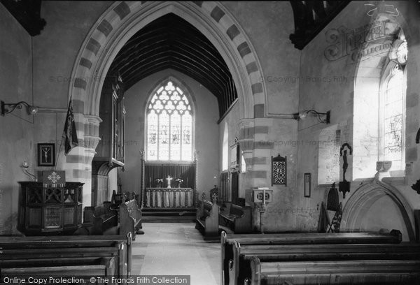 Photo of Eardisland, The Church Interior c.1960