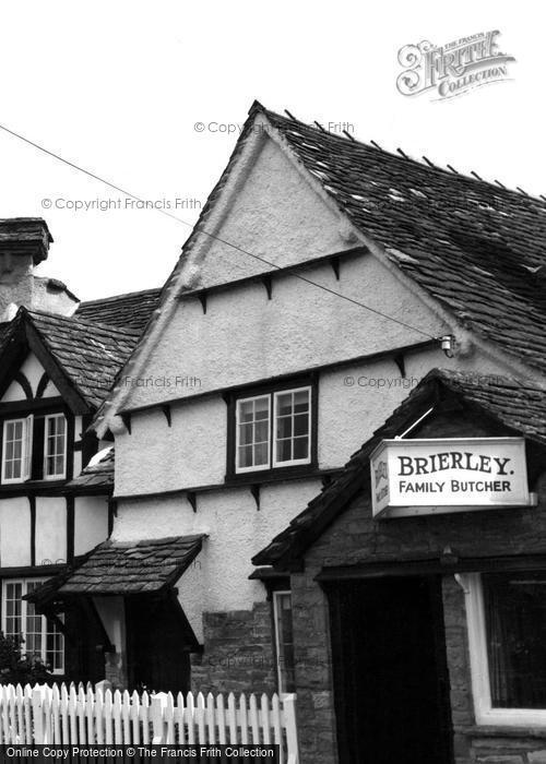 Photo of Eardisley, Brierley Family Butcher's Shop c.1955